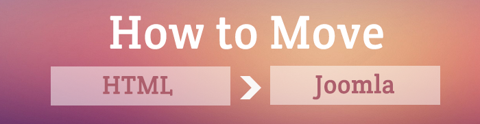 html to joomla migration