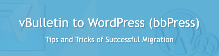 vBulletin to WP