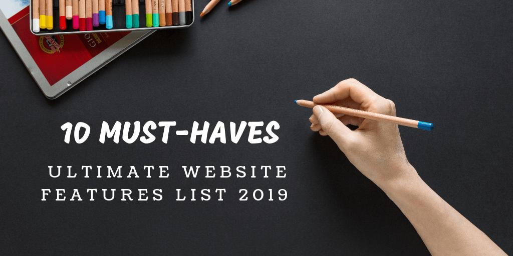 website features 2019