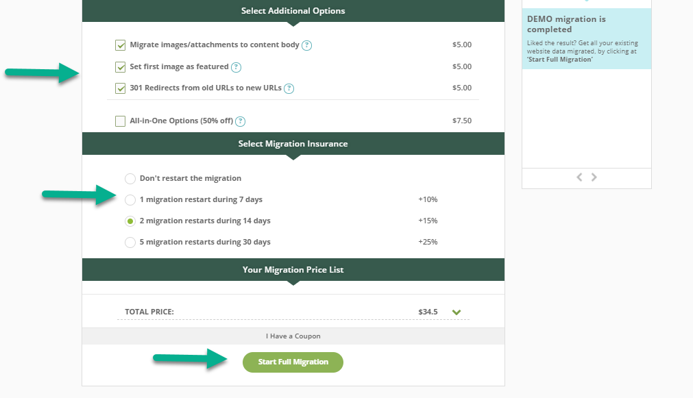 cms2cms weebly to wordpress complete migration